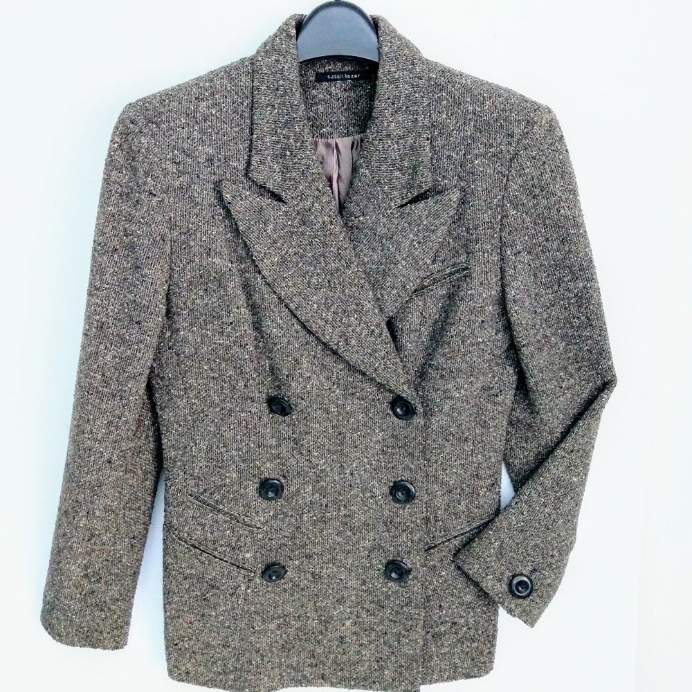 Jacket - Designer Double-Breasted Tweed